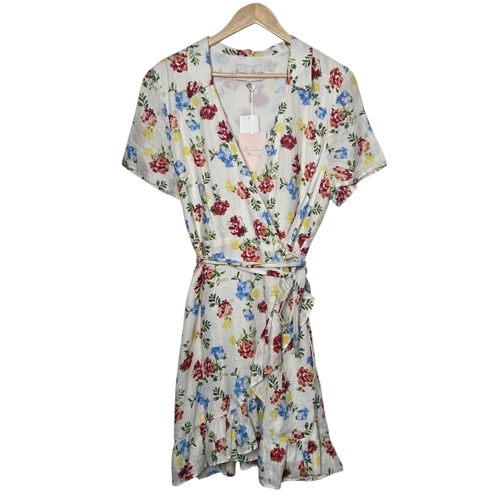 Charles Henry Multicolor Floral Mini Dress